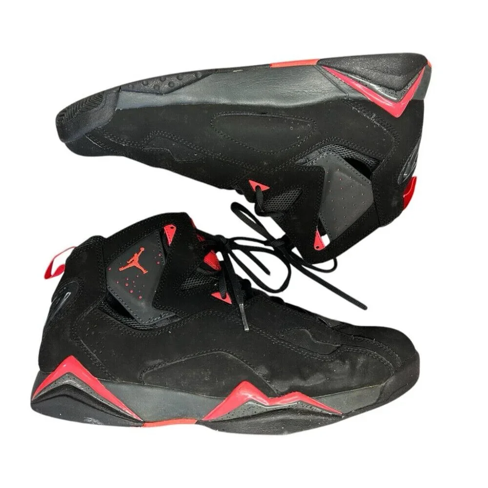 Nike Air Jordan True Flight Black Infrared 23 Sneakers Shoe 342964-023 SIZE 11.5